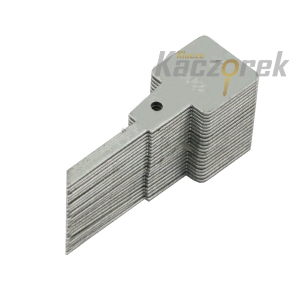 Komplet blaszek 2w1 - HU66 - 20 szt.
